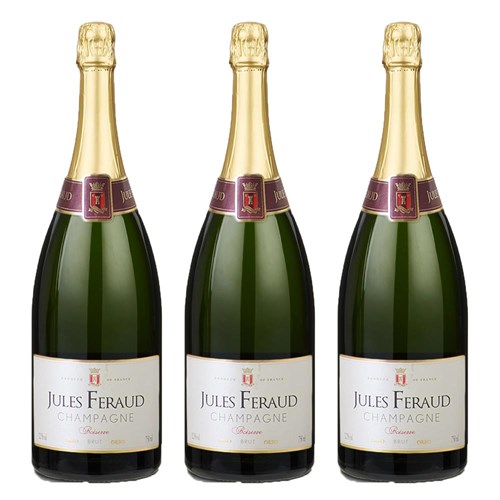 Magnum of Jules Feraud Champagne 1.5L Case of 3